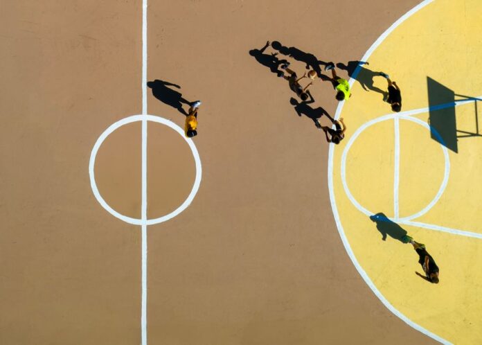 Intensive Spielszenen der NBA-Finals